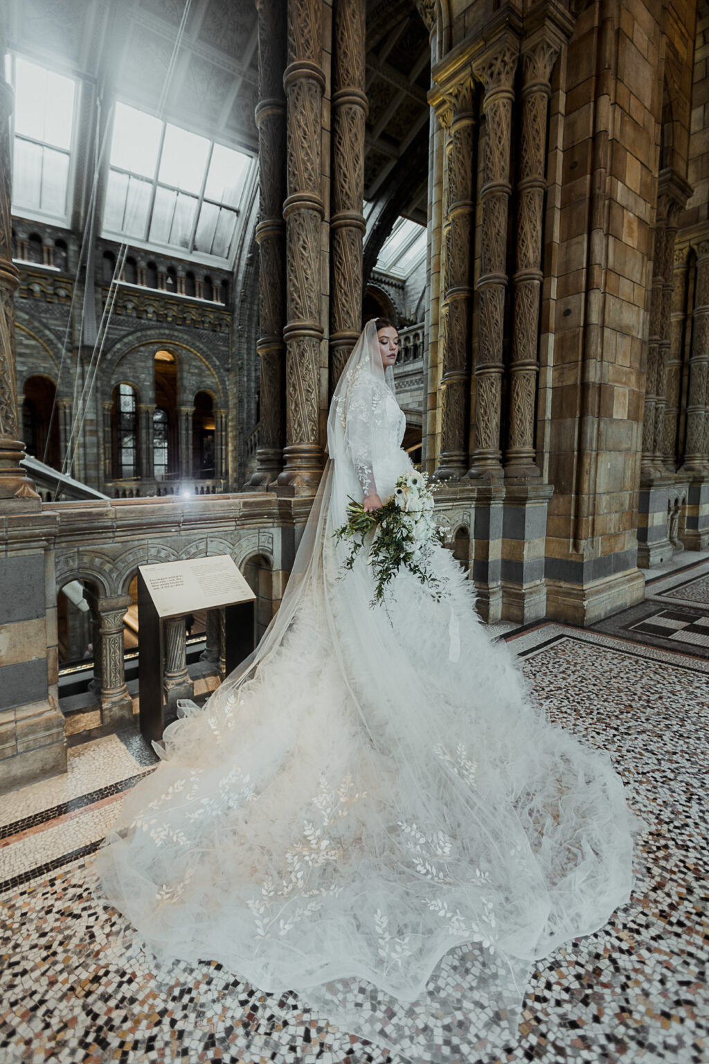 Luxury City Elopement At The Natural History Museum