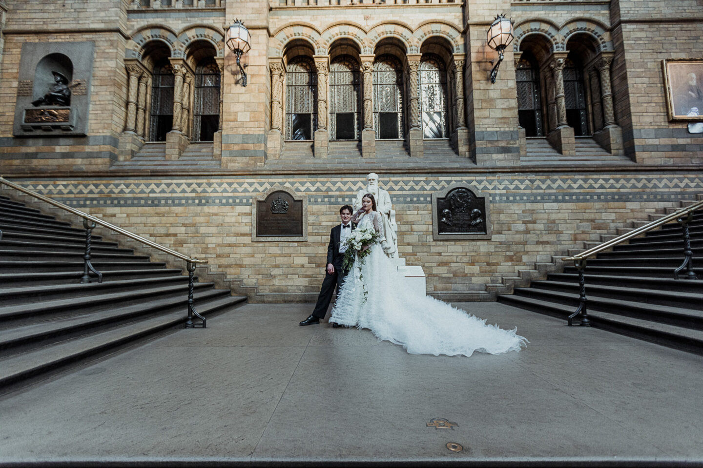 Luxury City Elopement At The Natural History Museum