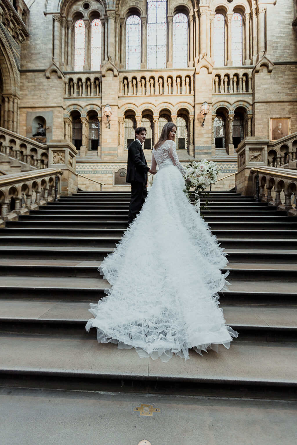 Luxury City Elopement At The Natural History Museum