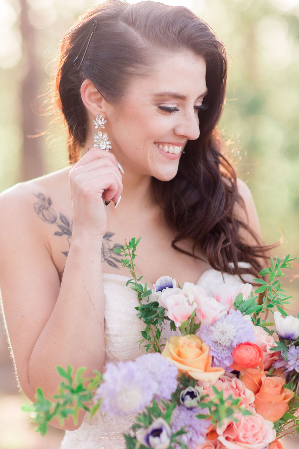 Destination Woodland Elopement With Brunch Wedding Reception