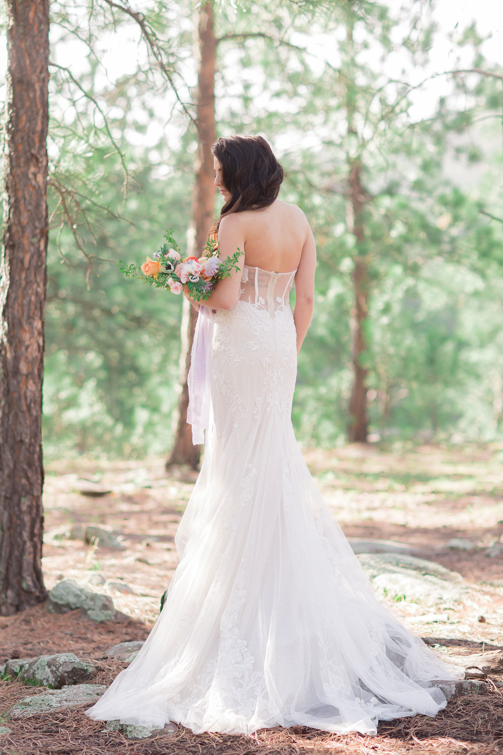 Destination Woodland Elopement With Brunch Wedding Reception