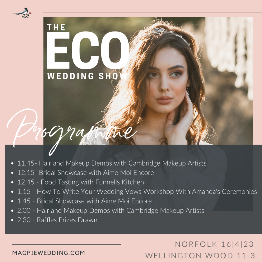 The ECO Wedding Show Exhibitors At Wellington Wood, Norfolk