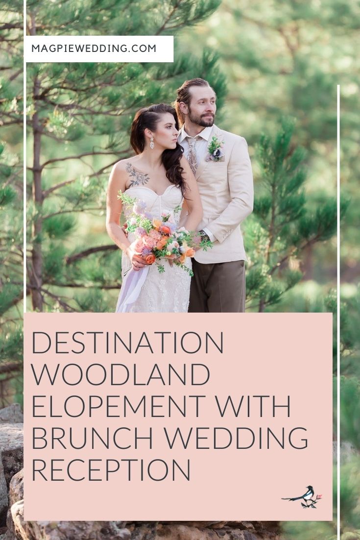 Destination Woodland Elopement With Brunch Wedding Reception