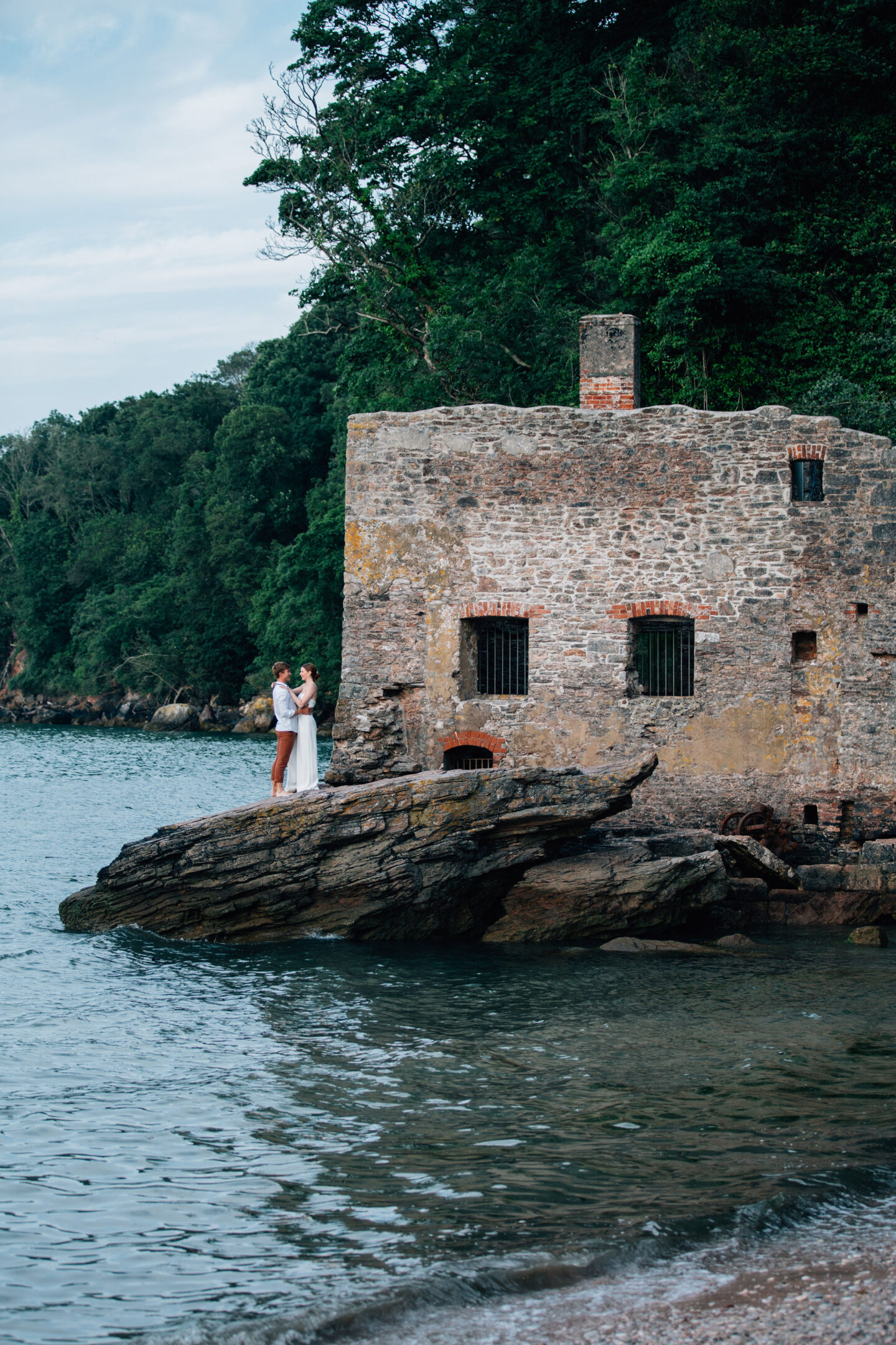 An Artisan Ethical Beach Elopement At Eleberry Cove Devon