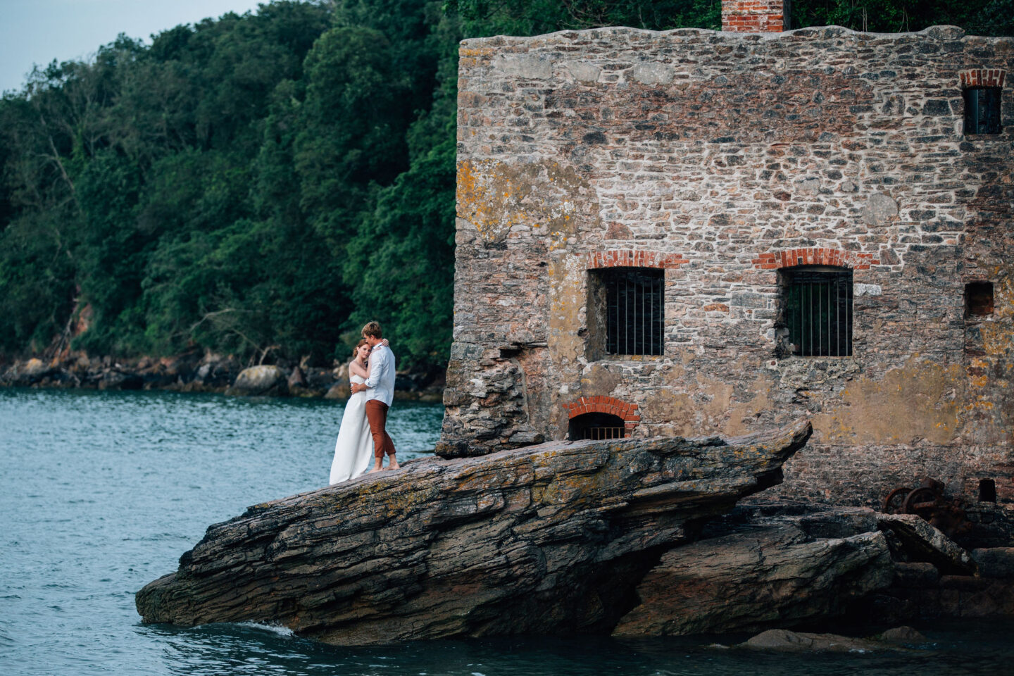 An Artisan Ethical Beach Elopement At Eleberry Cove Devon