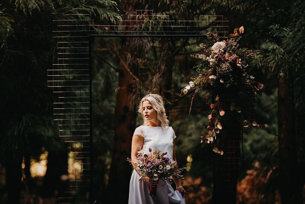 Woodland Winter Destination Wedding In Portugal