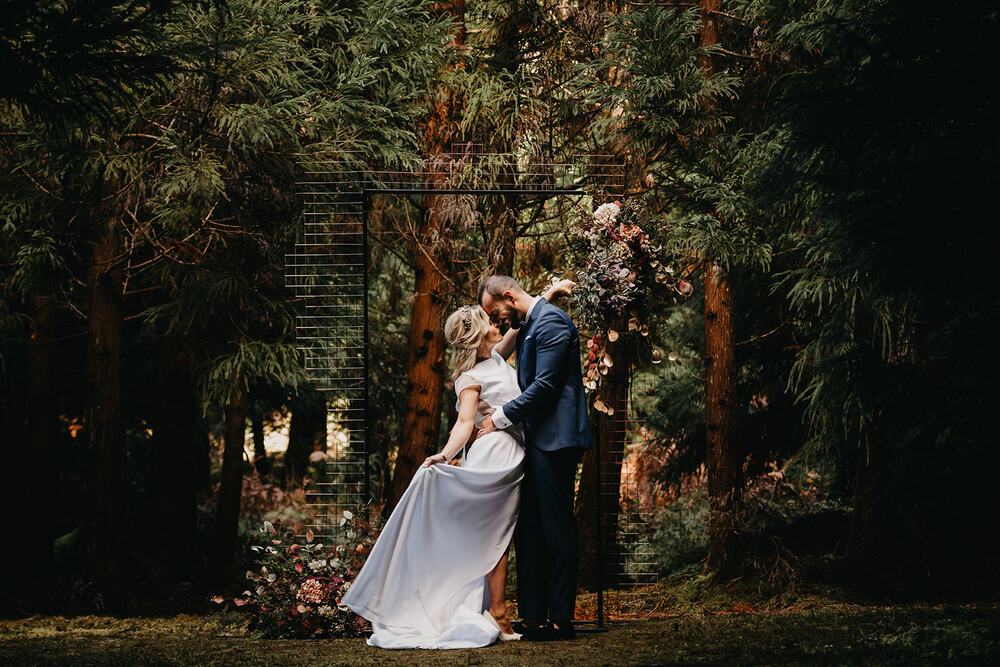 Woodland Winter Destination Wedding In Portugal