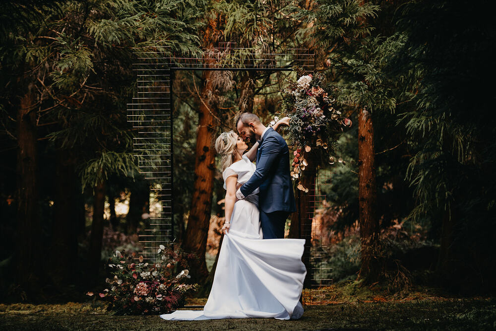 Woodland Winter Destination Wedding In Portugal