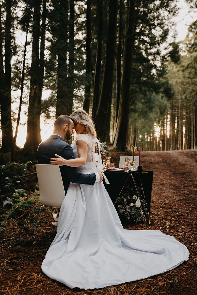 Woodland Winter Destination Wedding In Portugal