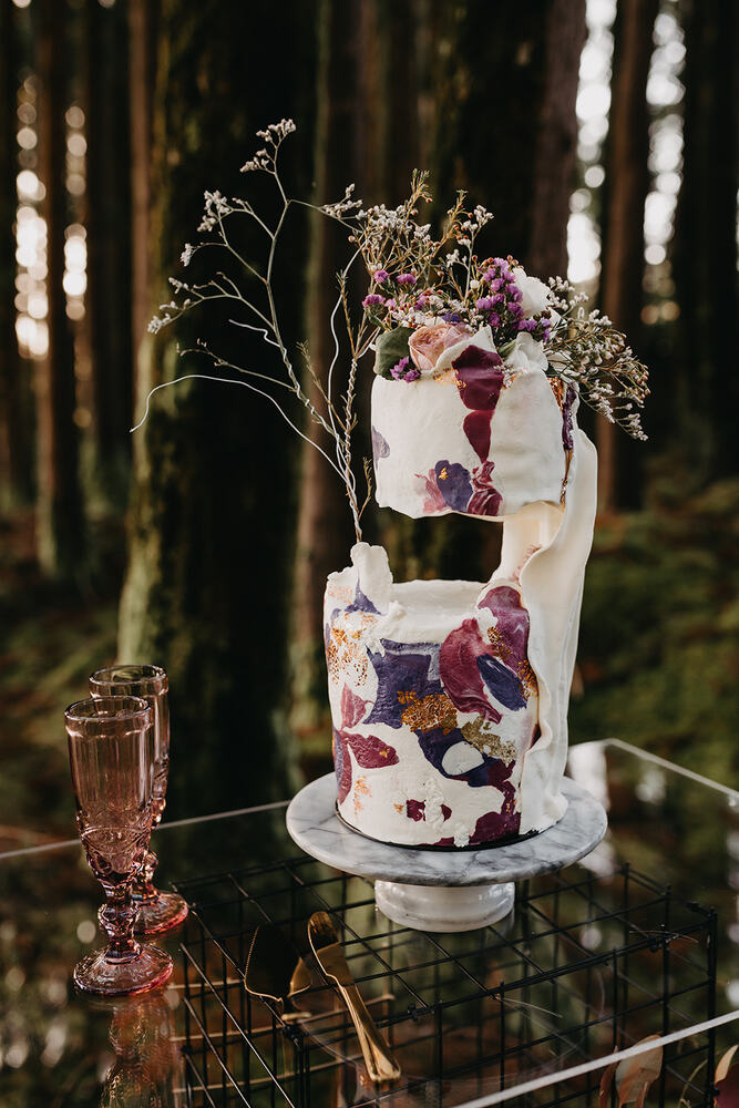 Woodland Winter Destination Wedding In Portugal