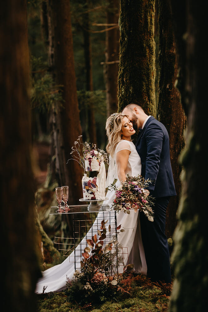  Woodland Winter Destination Wedding In Portugal 