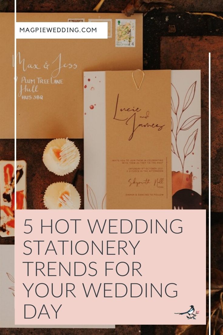 5 Hot Wedding Stationery Trends For 2023/24