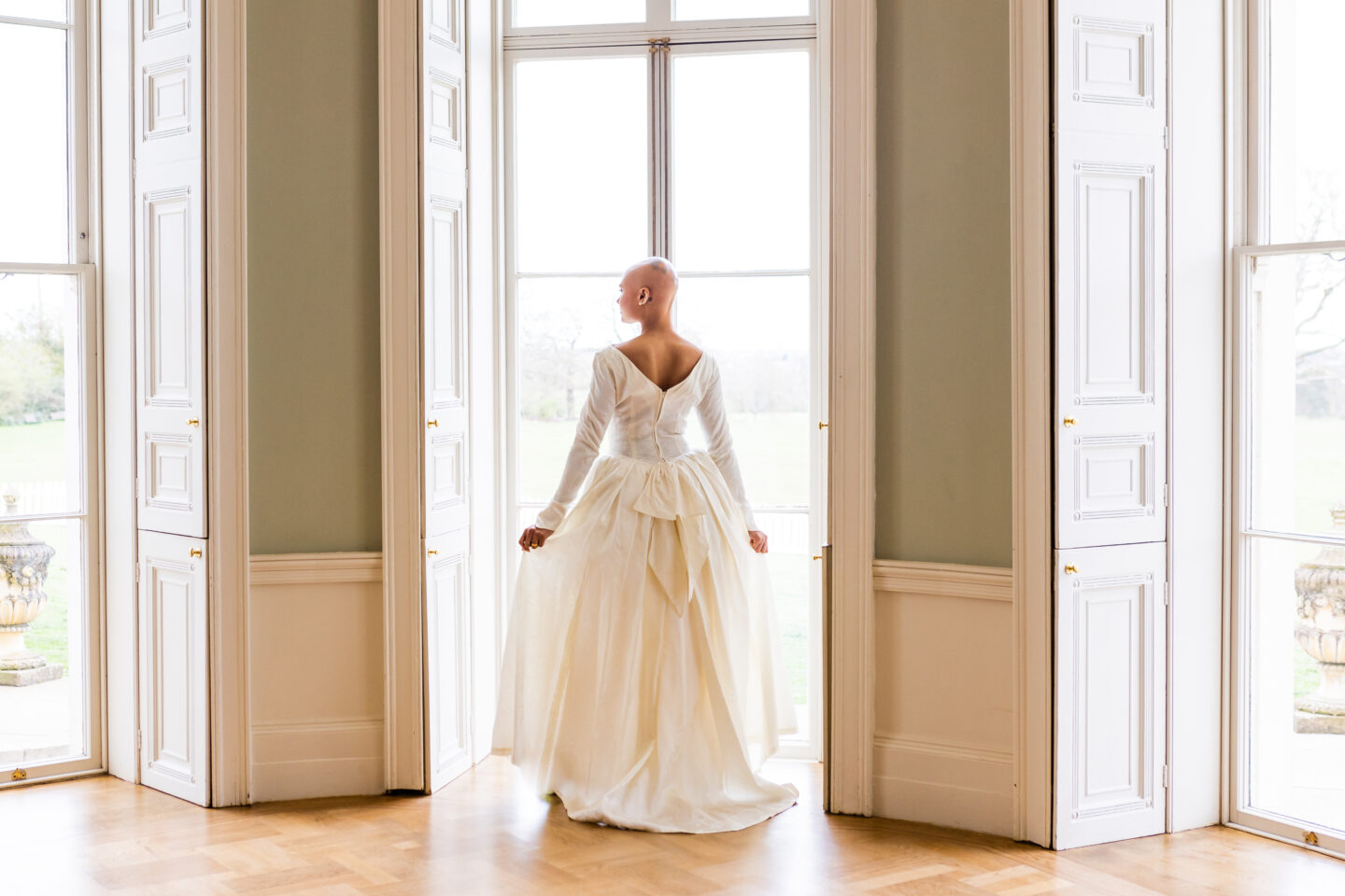 Remembering Iris With A Pre-Loved Wedding Dress At Hylands House