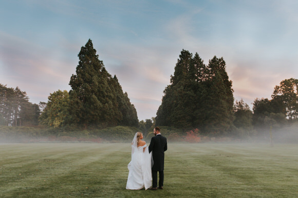 Intimate Wedding With Bespoke Wedding Dress At Ashridge House