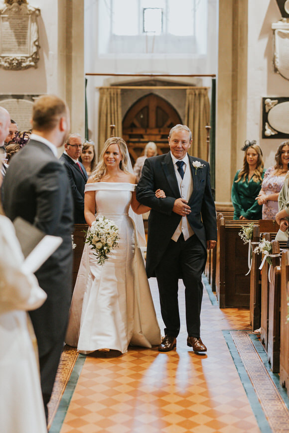 Intimate Wedding With Bespoke Wedding Dress At Ashridge House