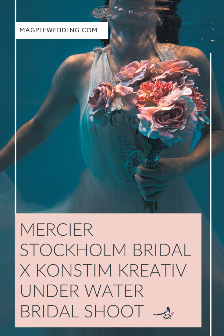 Mercier Stockholm Bridal X Konstim Kreativ Under Water Bridal Shoot