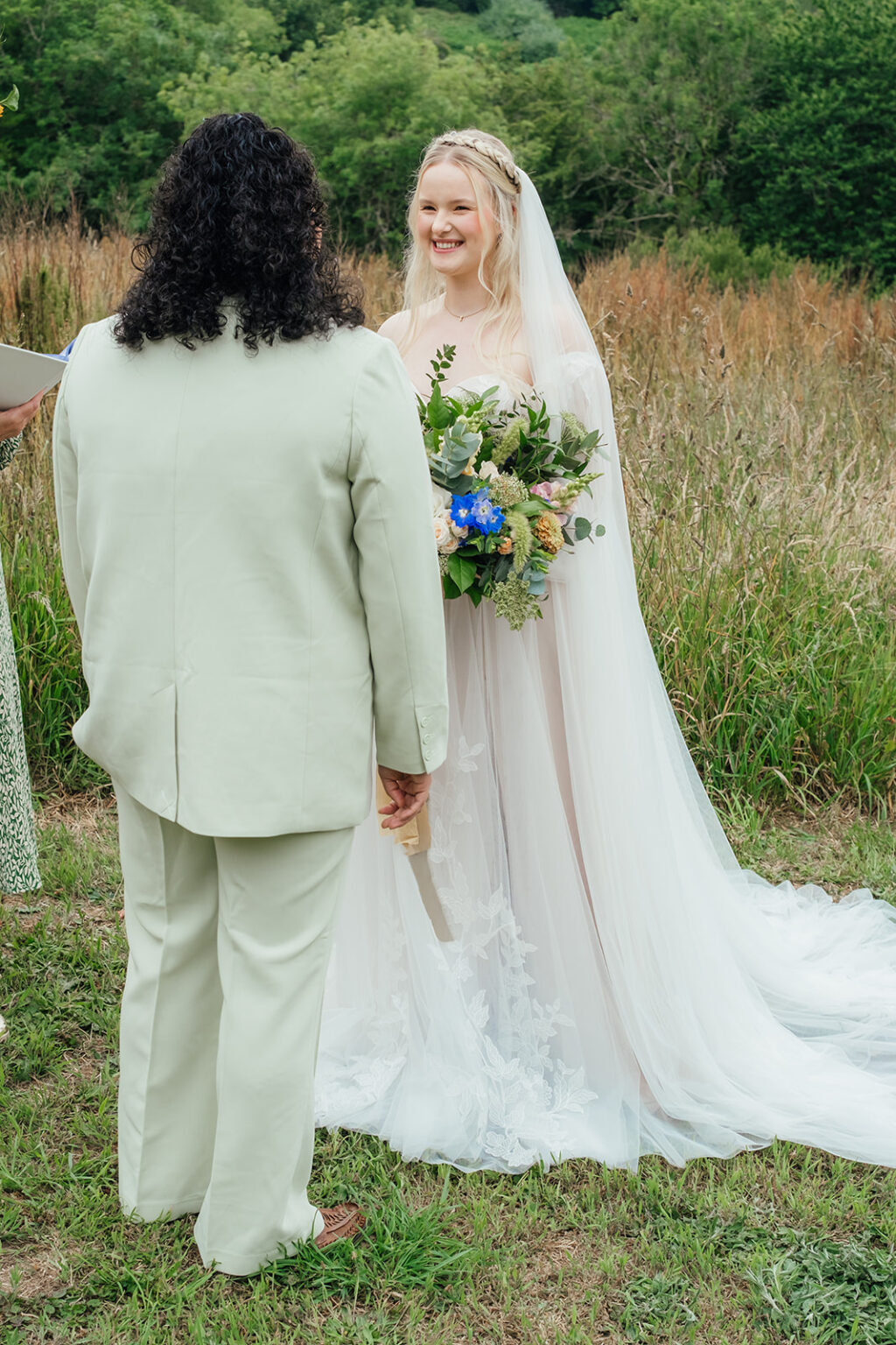 Colourful LGBTQ+ Meadow Wedding At Kilminorth Cornwall