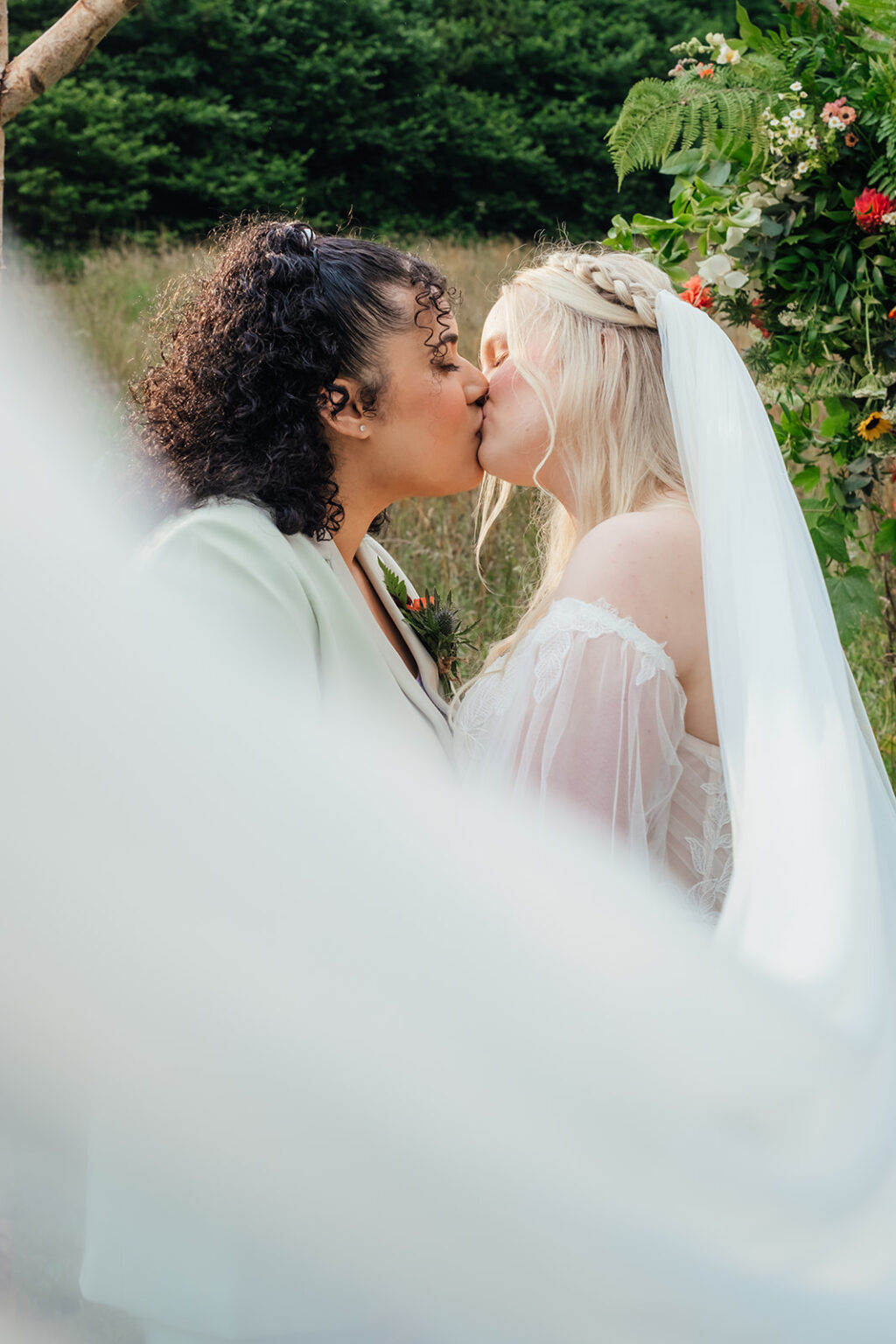 Colourful LGBTQ+ Meadow Wedding At Kilminorth Cornwall