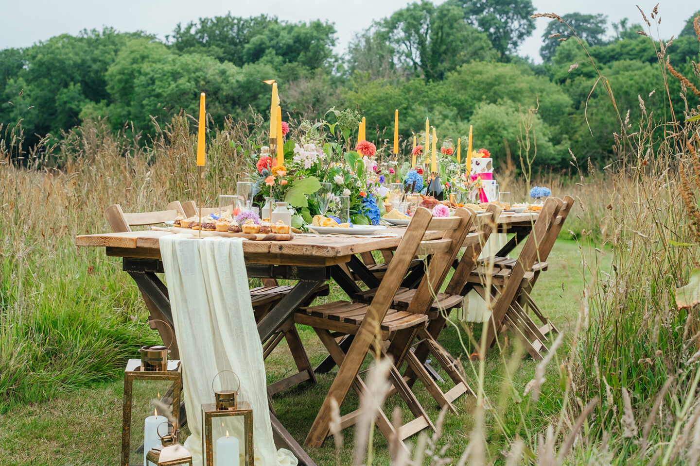 Colourful LGBTQ+ Meadow Wedding At Kilminorth Cornwall