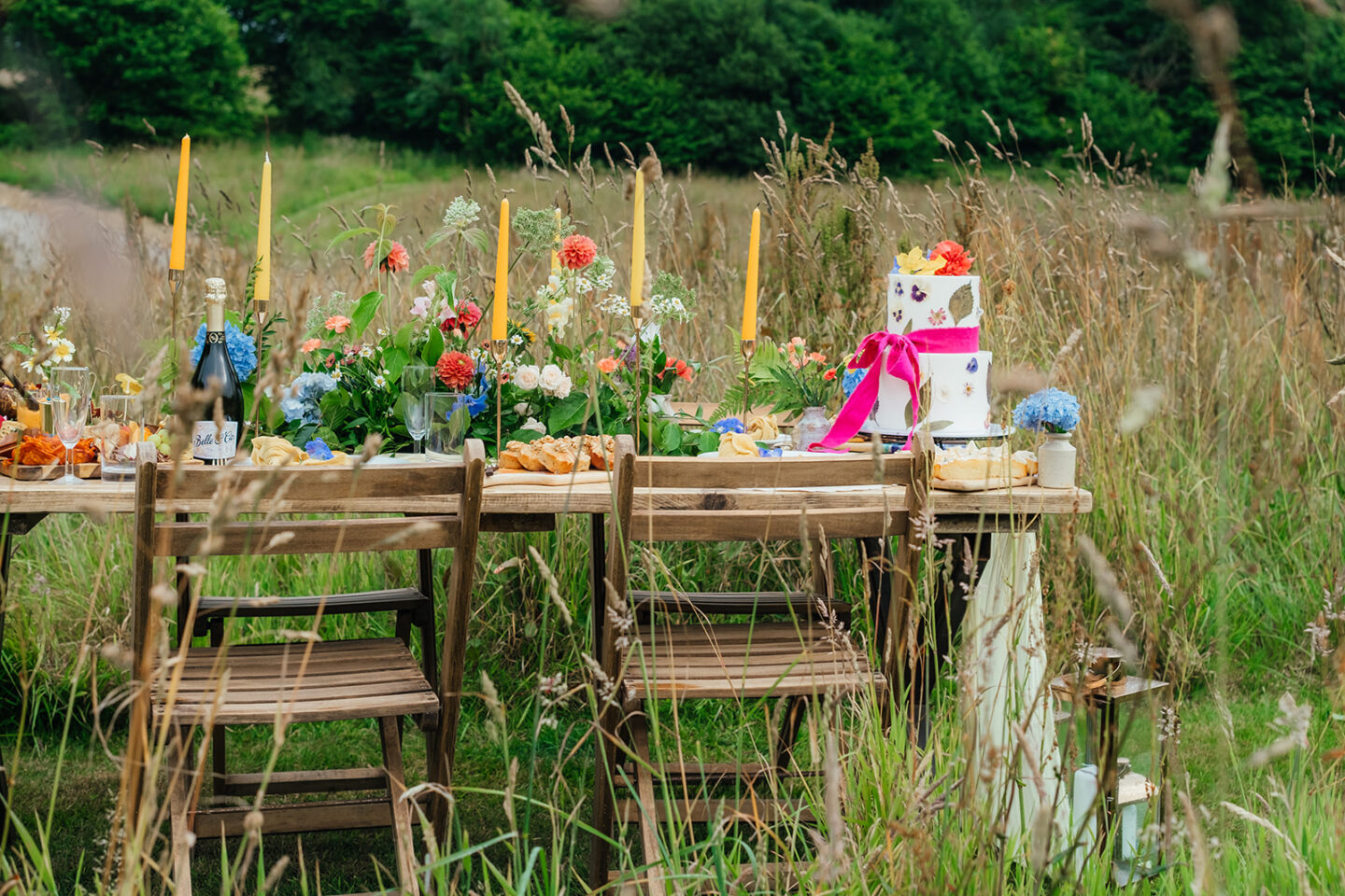 Colourful LGBTQ+ Meadow Wedding At Kilminorth Cornwall