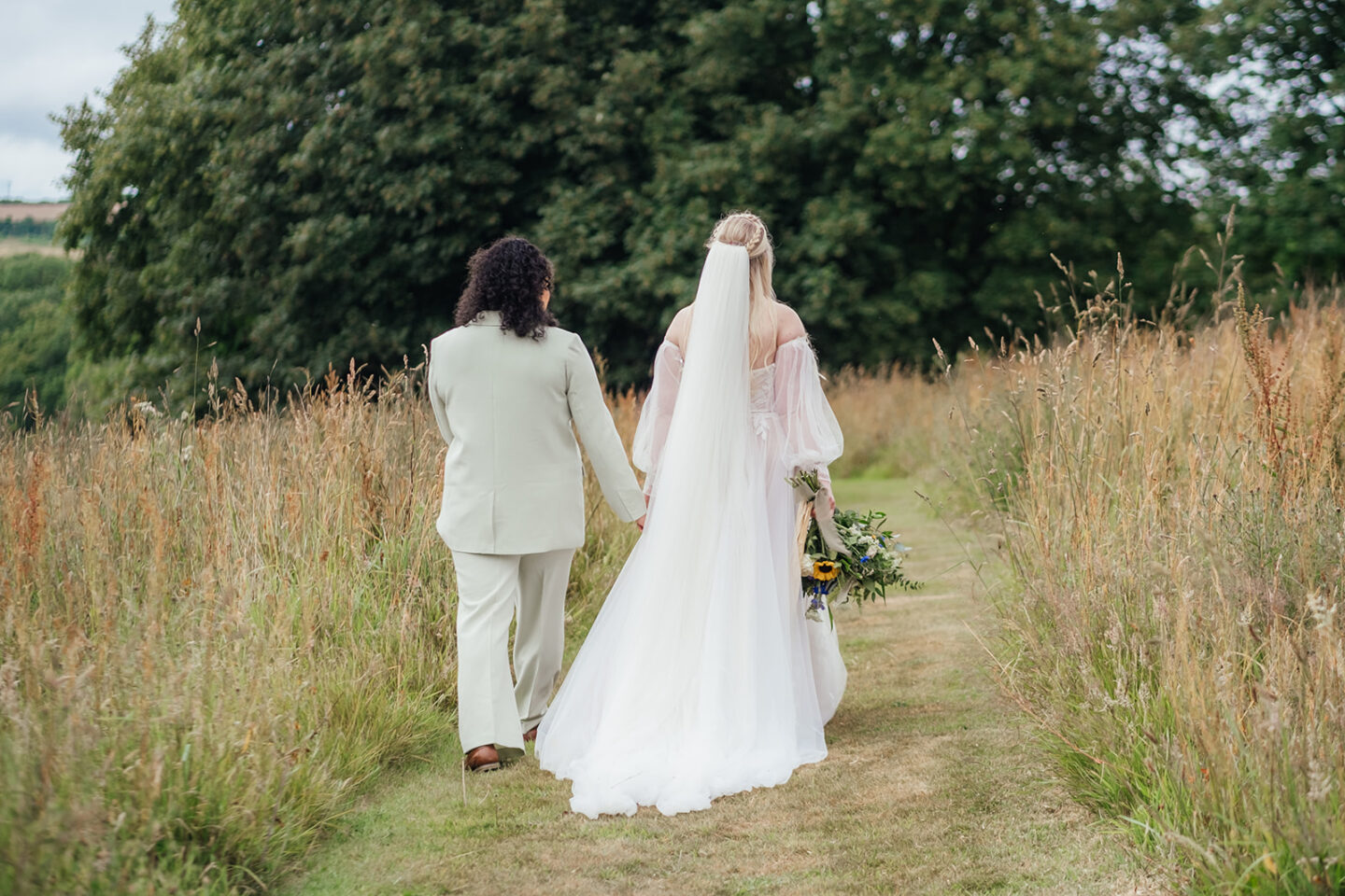 Colourful LGBTQ+ Meadow Wedding At Kilminorth Cornwall