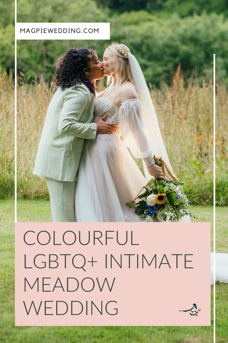 Colourful LGBTQ+ Meadow Wedding At Kilminorth Cornwall