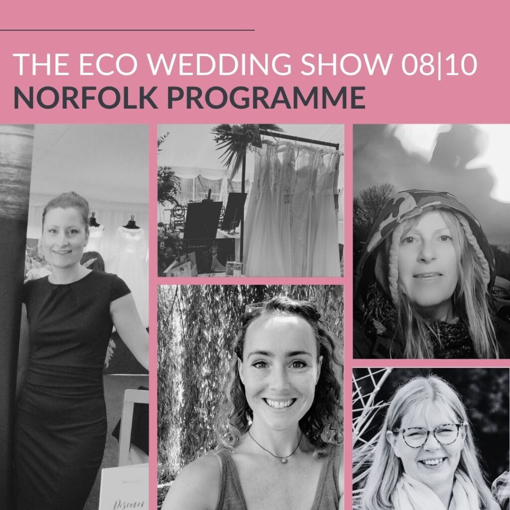 Photos of speakers at The ECO Wedding Show Norfolk