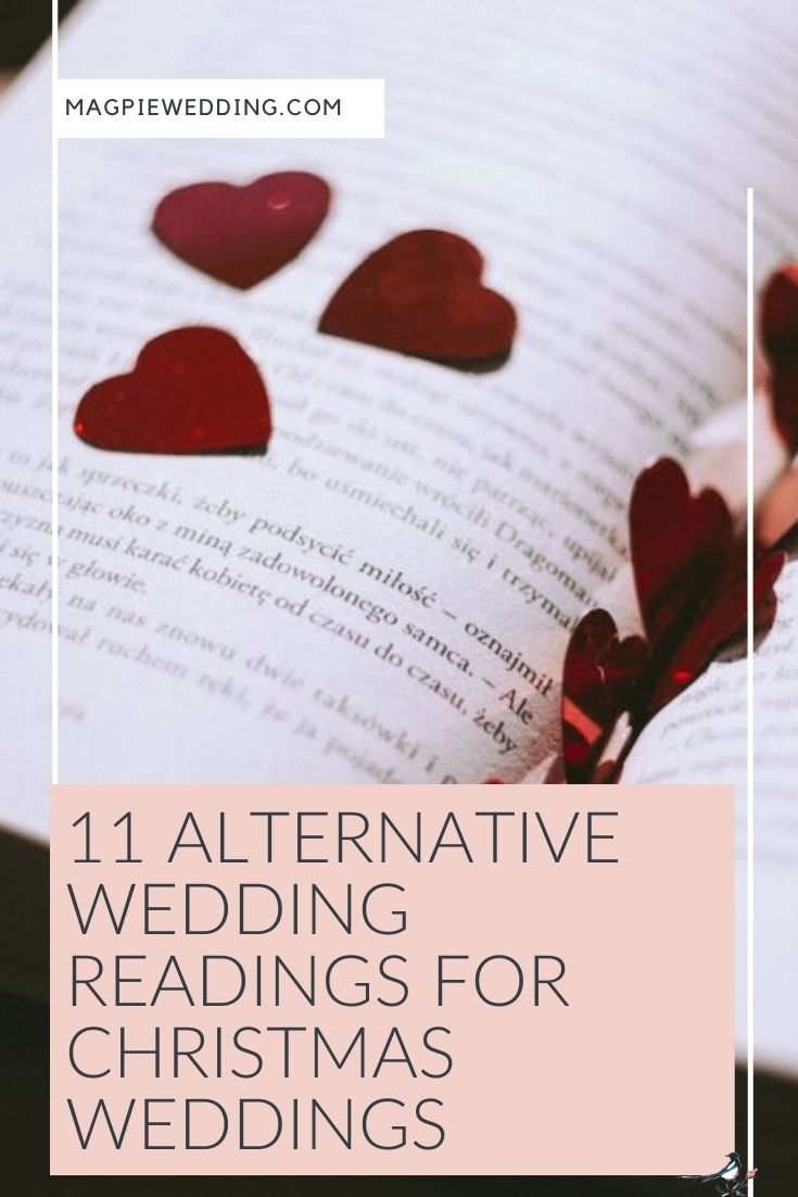 11 Alternative Wedding Readings For Christmas Weddings