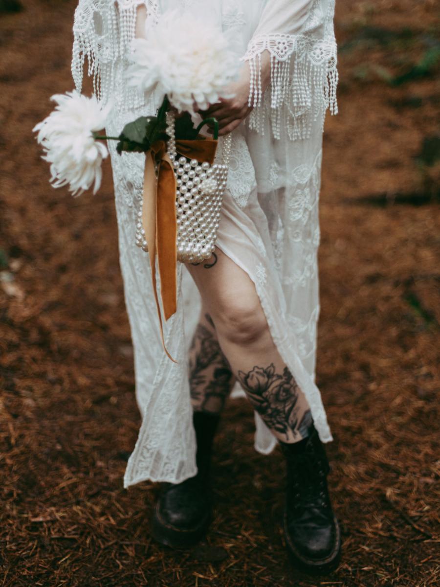 Wildly In Love: A Retro Inspired Wedding Elopement In Lumsdale Waterfalls, Derbyshire