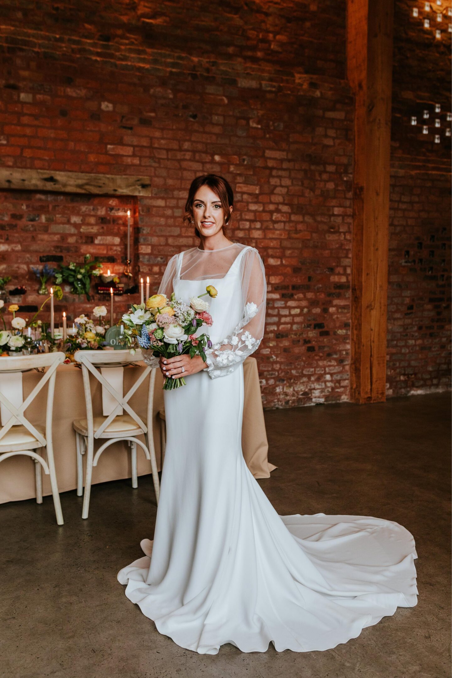 Feathers an florence wedding dress