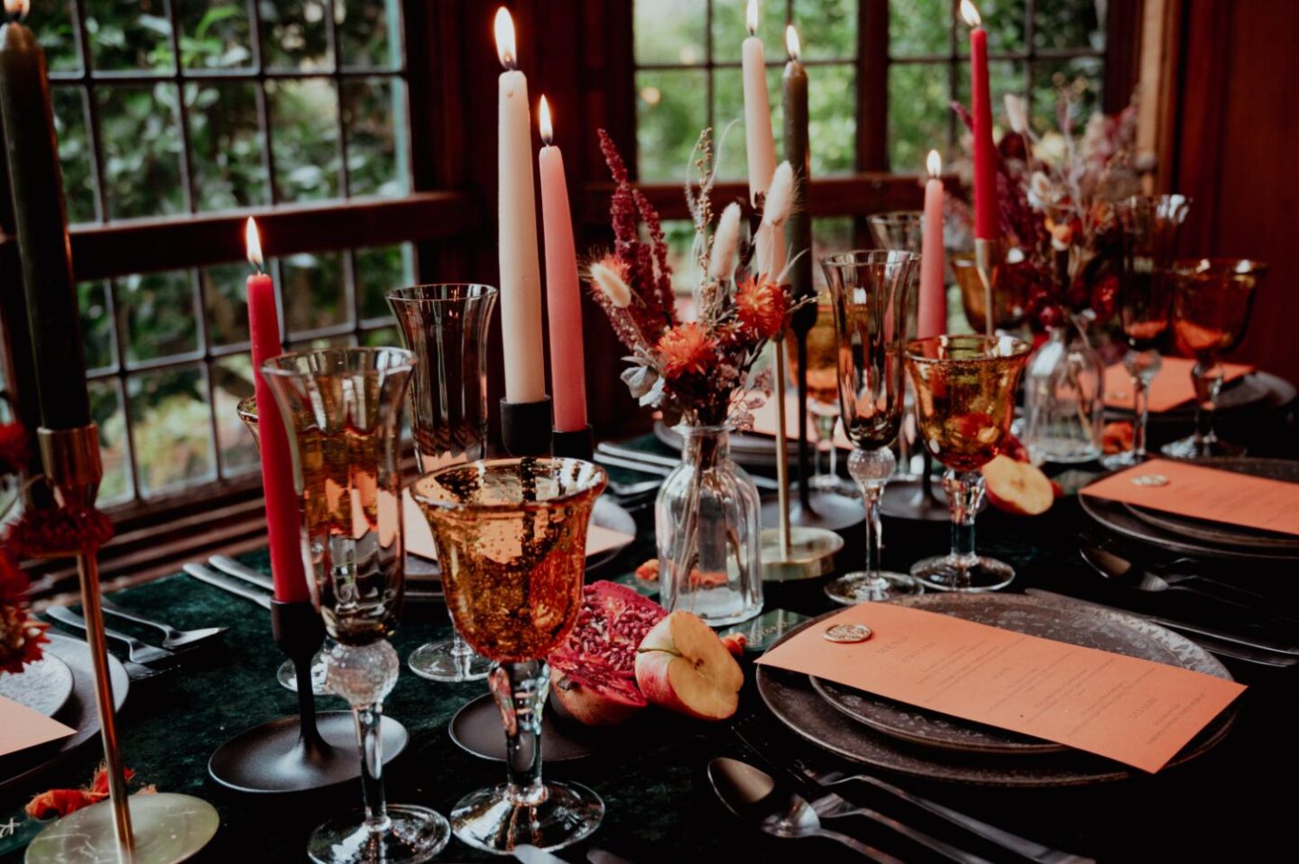 Autumnal Gothic Wedding Inspiration At The Parsonage Gardens