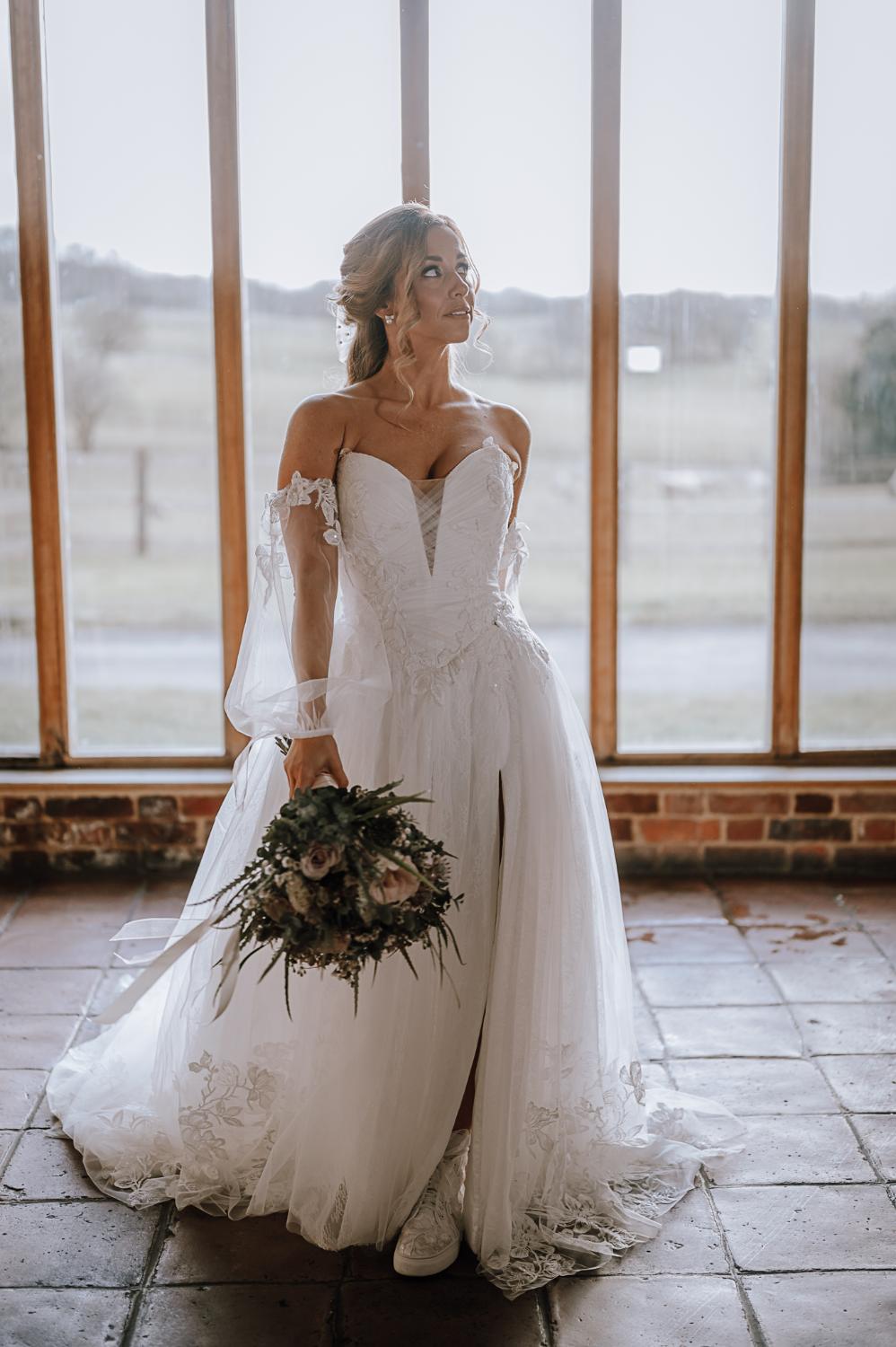 Alex Murphy Showcases Her Kay Heeley Wedding Dress