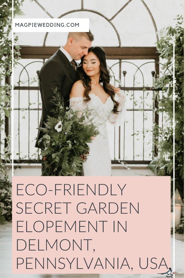 Eco-Friendly Secret Garden Elopement In Delmont, Pennsylvania, USA