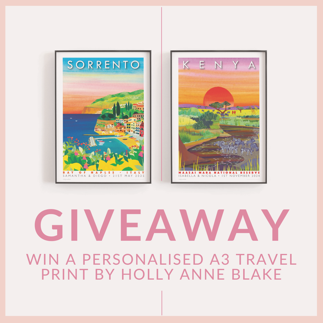 Sorrento and Kenya travel prints by Holly Anne Blake