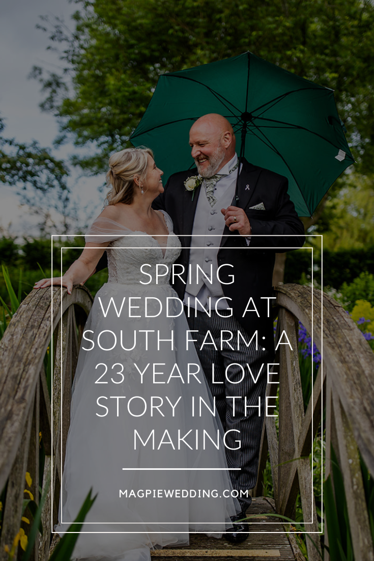 Spring Wedding at South Farm: A 23 Year Love Story In The Making