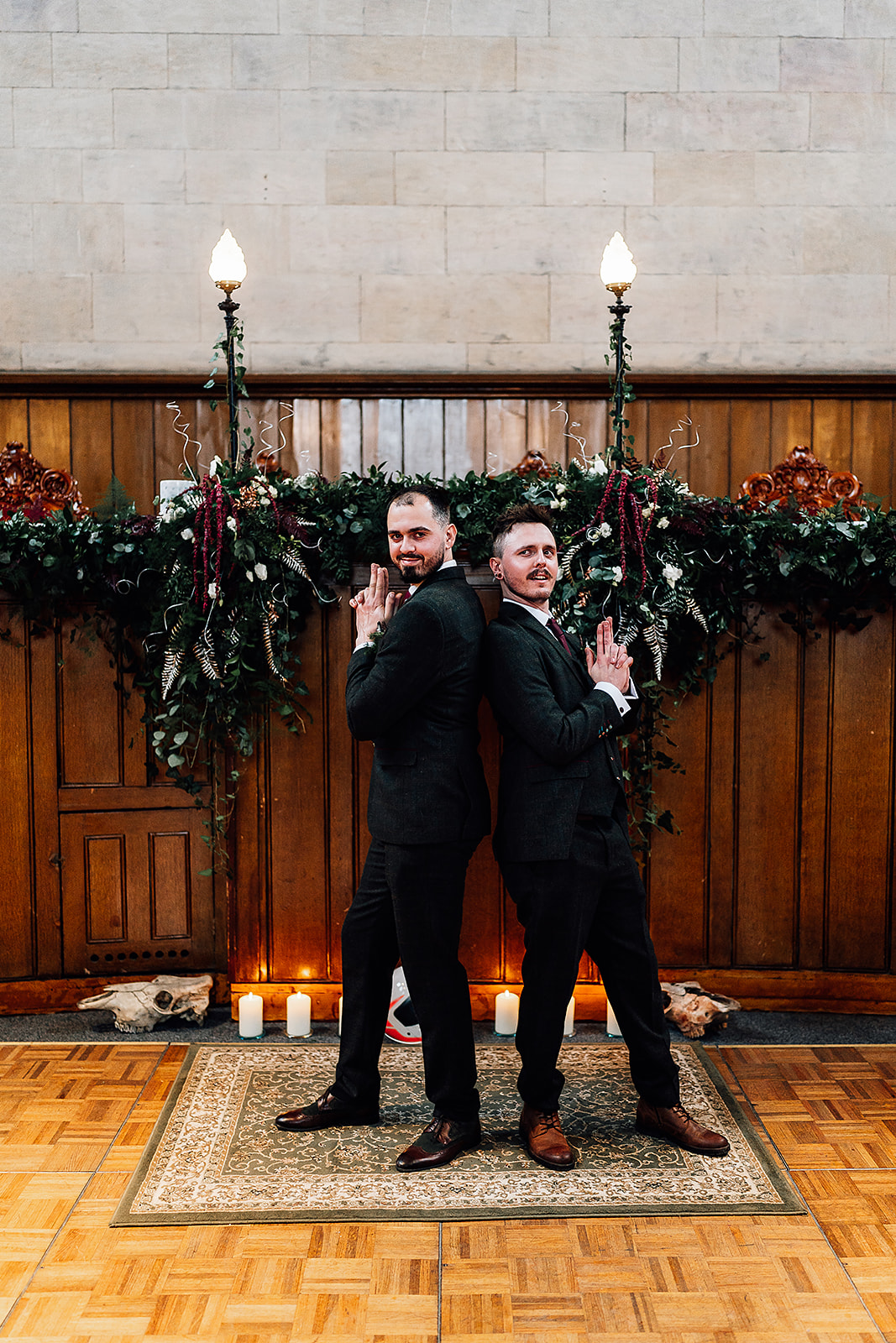Dark and Romantic Gothic Wedding at The Sessions House