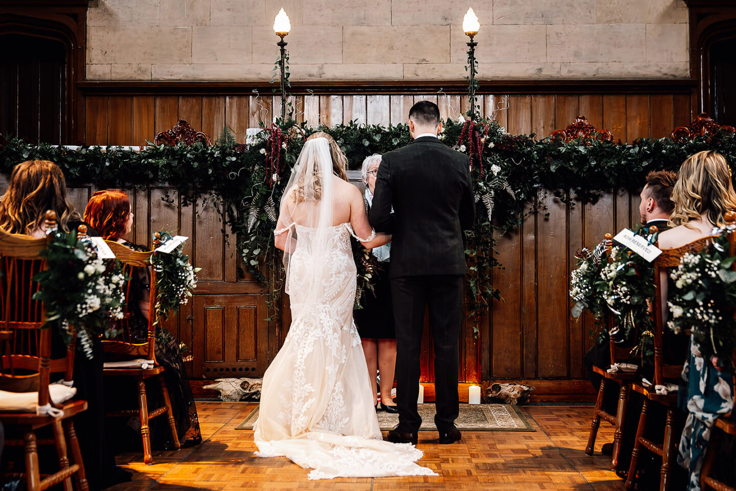 Dark and Romantic Gothic Wedding at The Sessions House