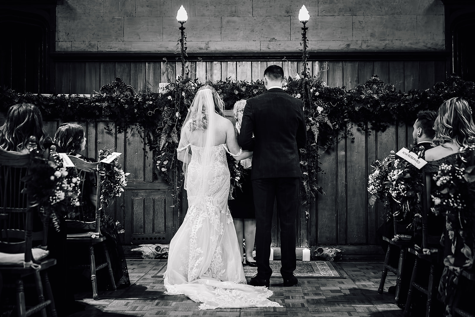 Dark and Romantic Gothic Wedding at The Sessions House