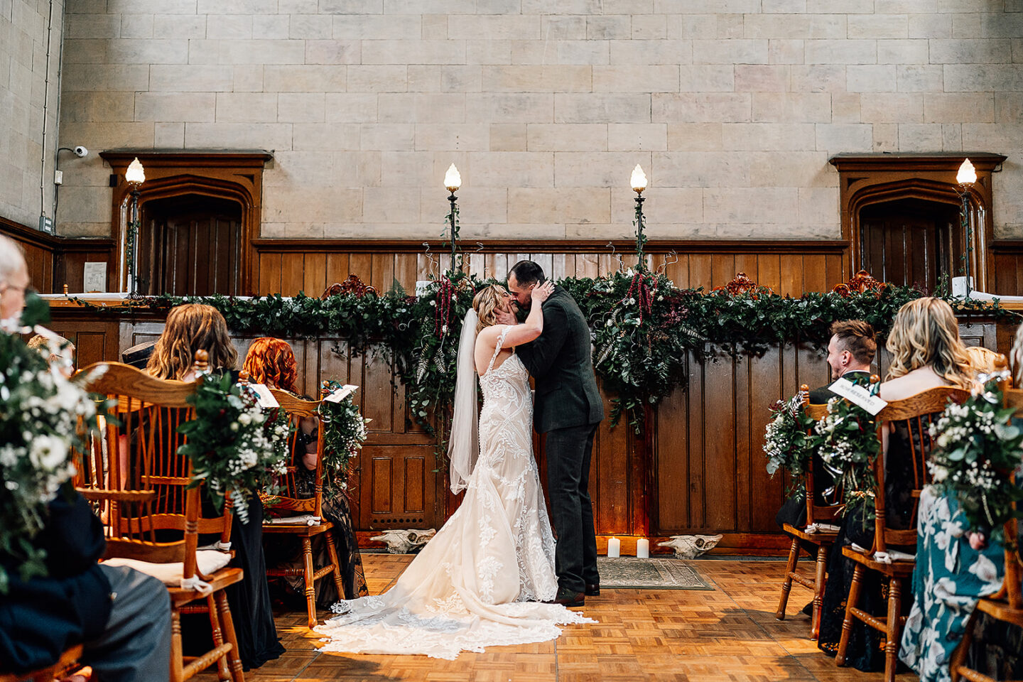 Dark and Romantic Gothic Wedding at The Sessions House