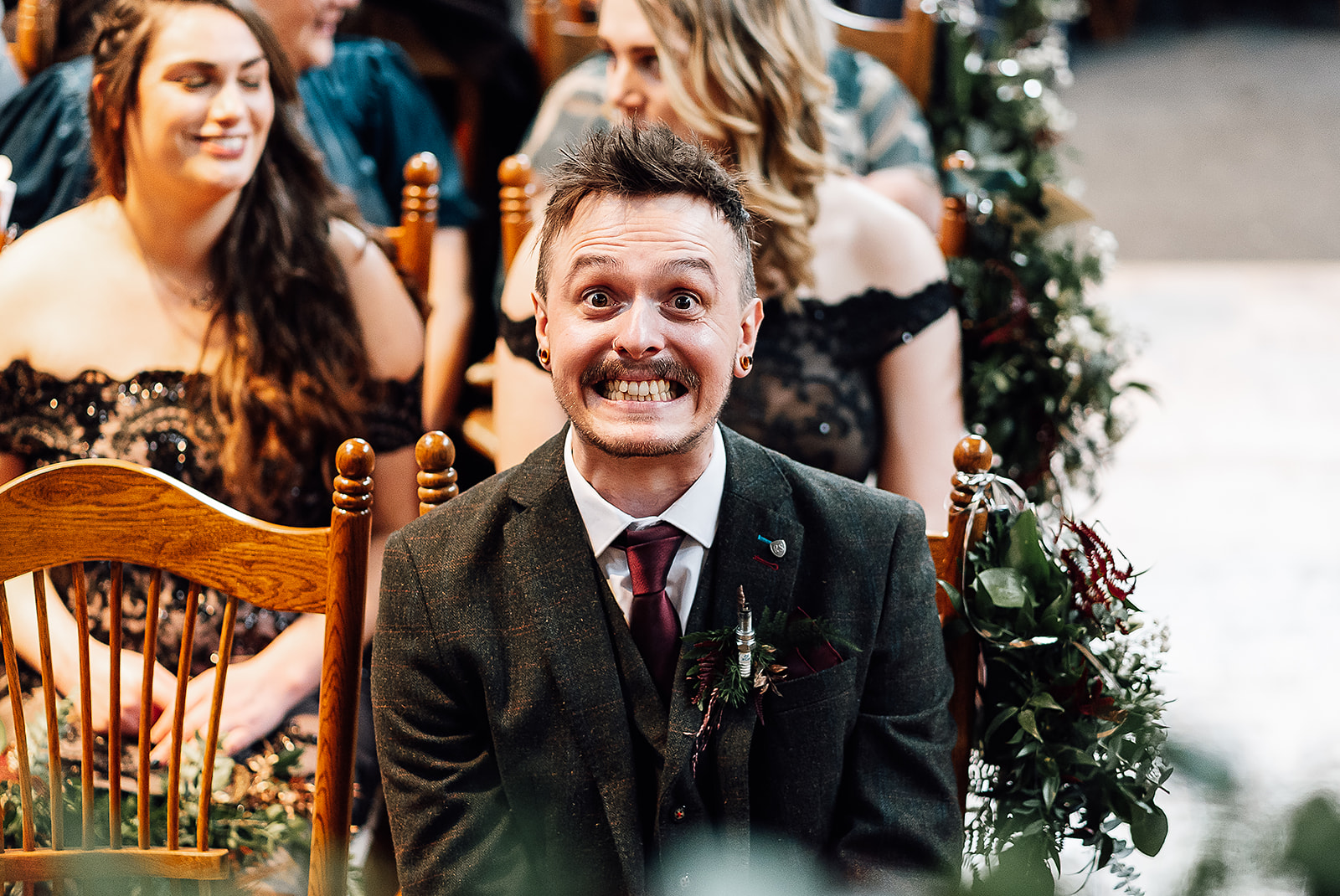 Dark and Romantic Gothic Wedding at The Sessions House