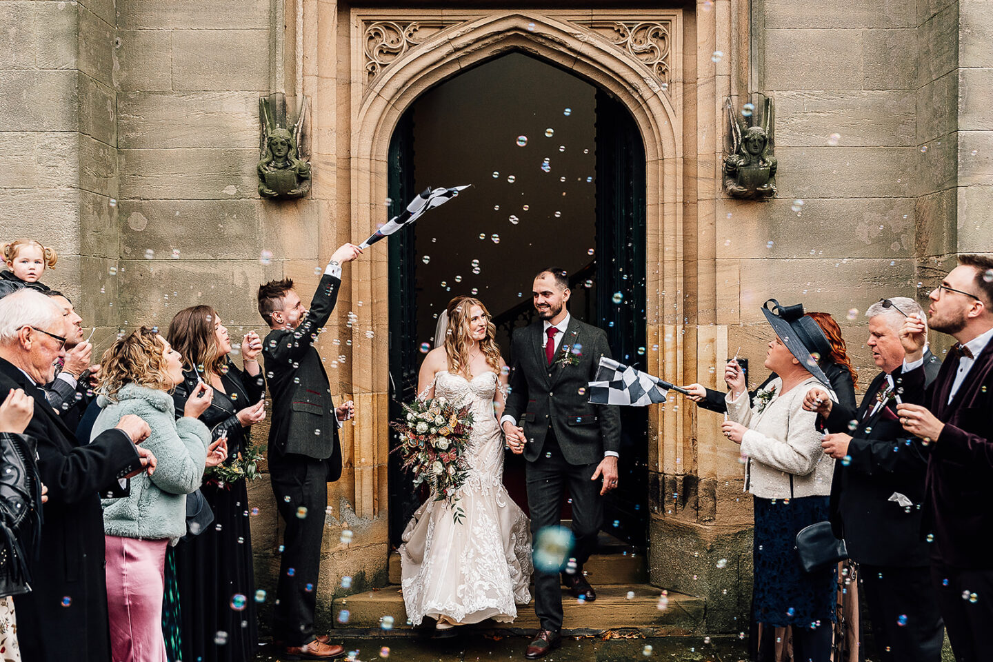 Dark and Romantic Gothic Wedding at The Sessions House