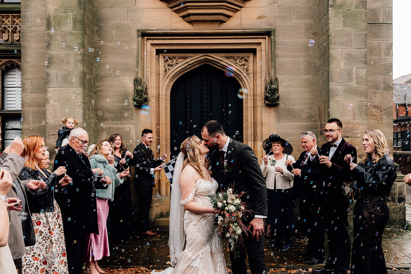 Dark and Romantic Gothic Wedding at The Sessions House