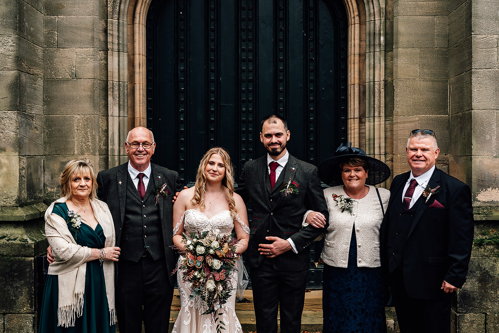 Dark and Romantic Gothic Wedding at The Sessions House