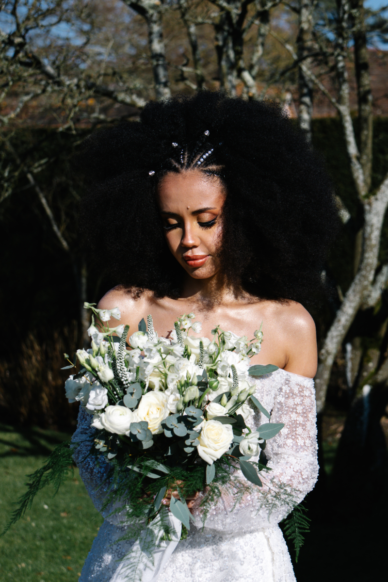 Luxe Green and White Wedding at Swarling Manor