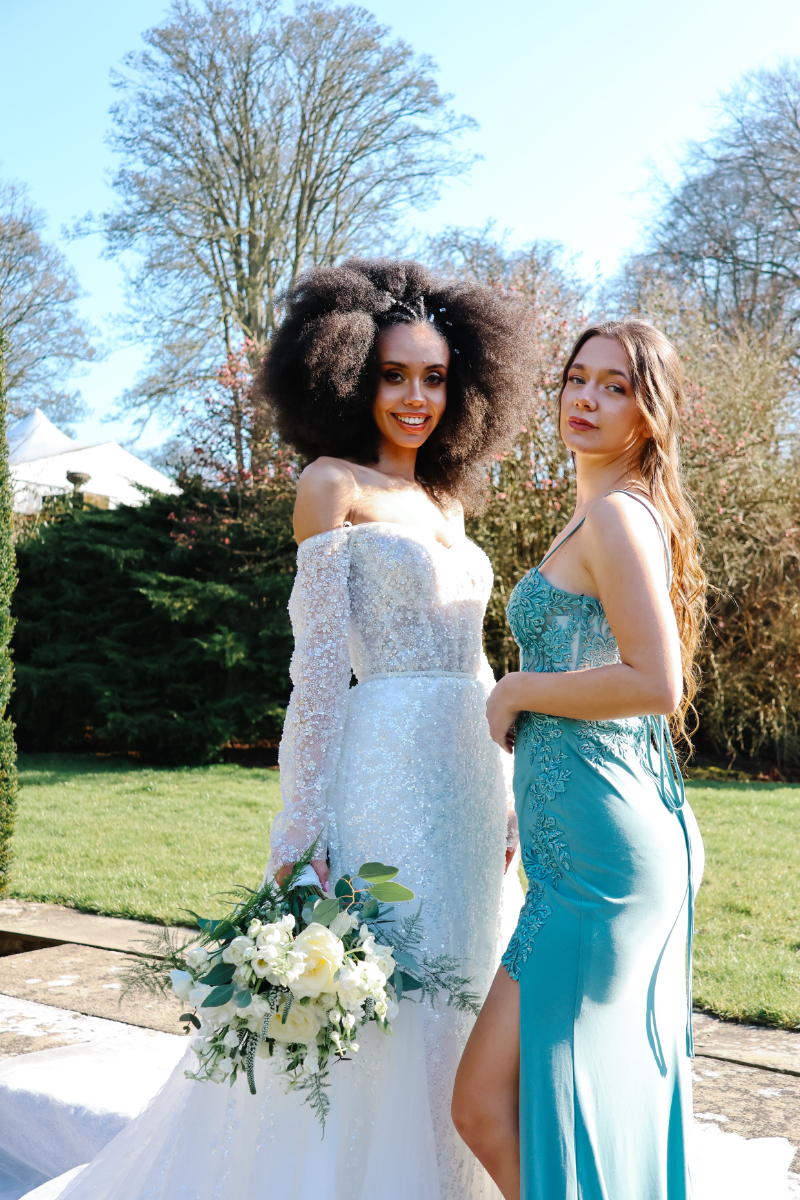 Luxe Green and White Wedding at Swarling Manor