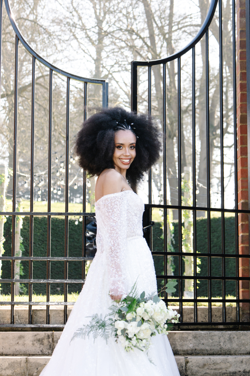 Luxe Green and White Wedding at Swarling Manor