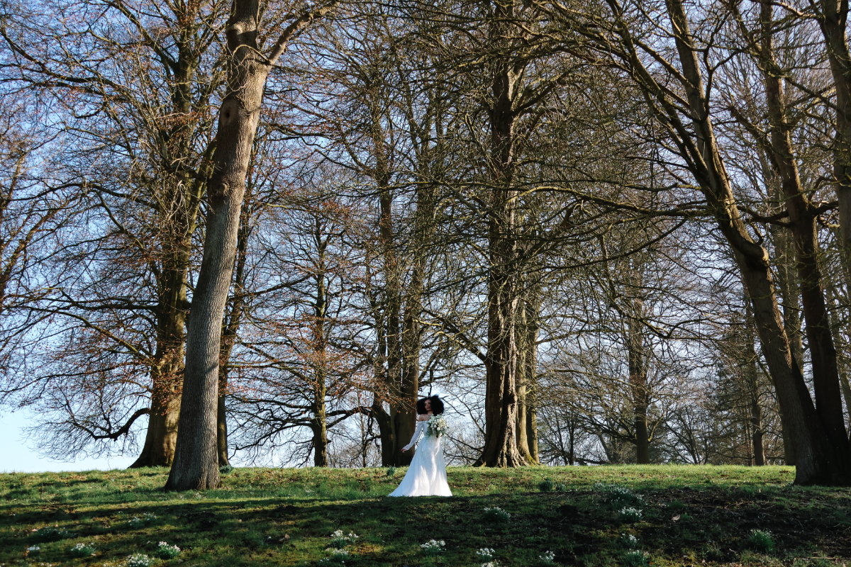 Luxe Green and White Wedding at Swarling Manor