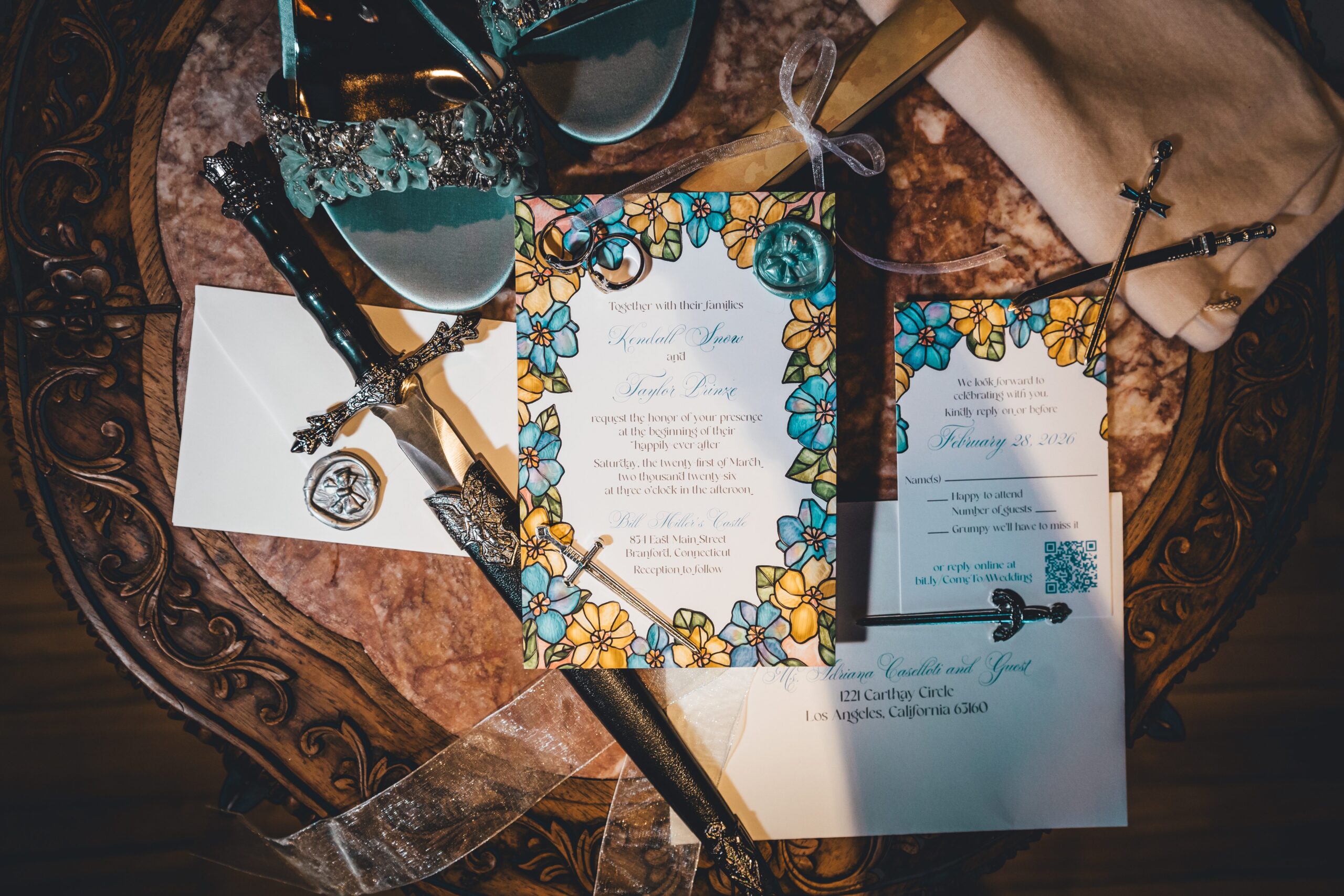 Magical Snow White Bride At Bill Millers Castle