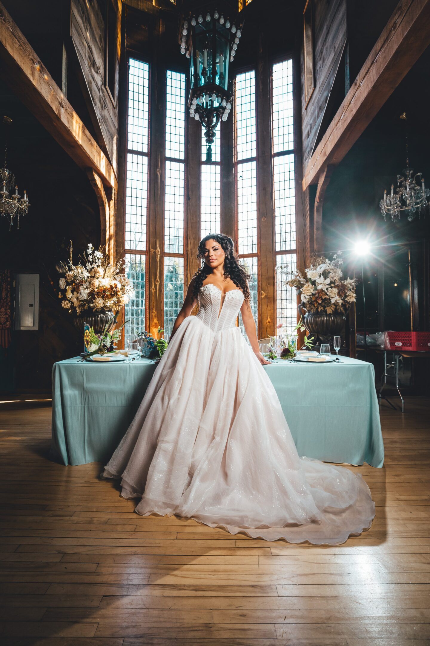 Magical Snow White Bride At Bill Miller's Castle 