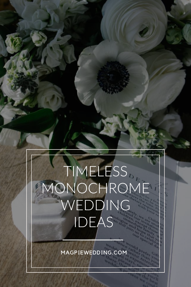 Monochrome Wedding At Crown Lodge